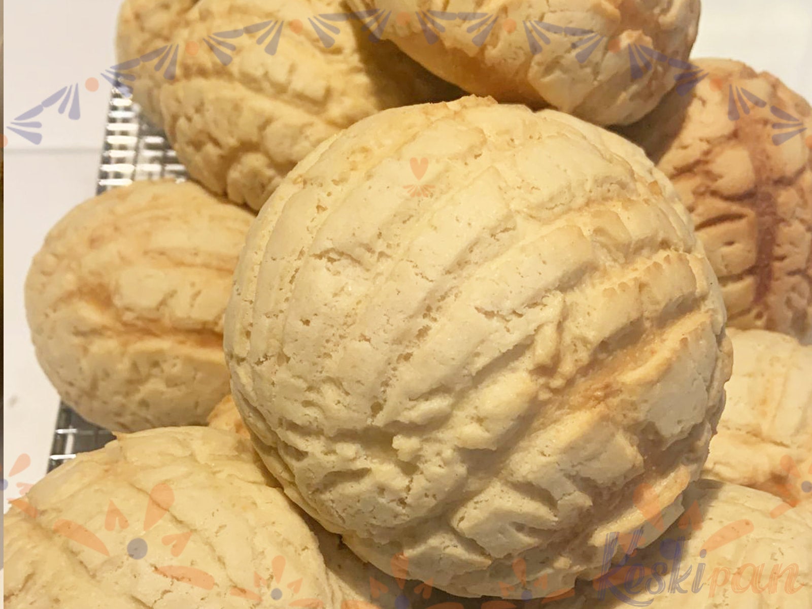 Experience Authentic Delight: Traditional Mexican Concha Sponge Bread ...